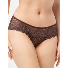 Трусы бразилиана VOVA WISH V98461 коричневый, Цвет: коричневый, Размеры: M