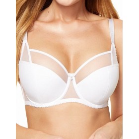 Бюстгальтер полумягкий Kinga SOPHIE BC-676 белый, Цвет: белый, Размеры: 65K