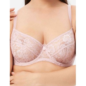 Бюстгальтер с мягкими кружевными чашками Lina A 6010 лотос, Цвет: лотос, Размеры: 75B