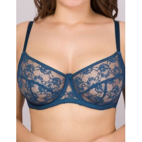 Бюстгальтер с мягкими кружевными чашками Lina A 6010 топаз, Цвет: топаз, Размеры: 75G