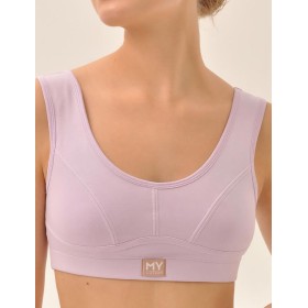 Поддерживающий топ MY DT202 черничный йогурт, Цвет: сиреневый, Размеры: S