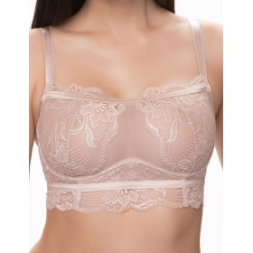 Бюстгальтер бралетт на косточках VOVA LAURA V32519 серебристый пион, Цвет: серебристый пион, Размеры: 70D