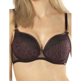 Формованный бюстгальтер пуш-ап Nipplex DAISY P-UP, Цвет: баклажан, Размеры: 75D