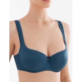 Бюстгальтер балконет Senselle TROPICAL SUNSET 1040101 синий топаз, Цвет: синий топаз, Размеры: 75C