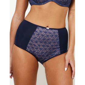 Высокие трусы слипы Subtille RIMINI high-waist, Цвет: синий, Размеры: L