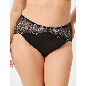 Трусы слипы Elli 402 черно-серебро, Цвет: черно-серебро, Размеры: XL