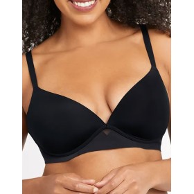 Бескаркасный гладкий бюстгальтер Maidenform DM2301 черный, Цвет: черный, Размеры: 75D