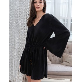 Комбидресс плиссированный Mia-Amore ROXY 7375 черный, Цвет: черный, Размеры: M