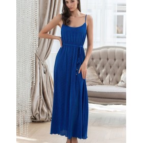Длинное платье-сорочка Mia-Amore ROXY 7378 синий, Цвет: синий, Размеры: L
