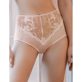 Трусы высокие женские Mioocchi EVELIN 8223 cipria, Цвет: cipria (пудровый), Размеры: S