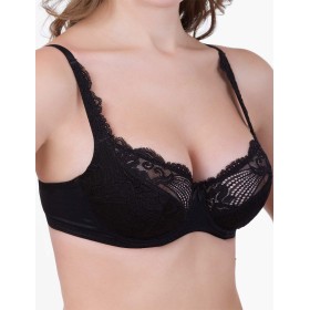 Бюстгальтер мягкий VOVA LAURA V32513 черный, Цвет: черный, Размеры: 75D