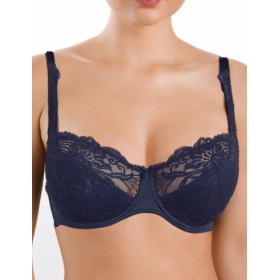 Бюстгальтер мягкий VOVA LAURA V32513 темно-синий, Цвет: темно-синий, Размеры: 75F