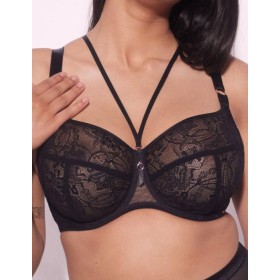 Бюстгальтер кружевной мягкий Alles CHIARA M черный, Цвет: черный, Размеры: 70K