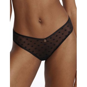 Трусики в горошек Esotiq 40923 IZZIE черный, Цвет: черный, Размеры: S