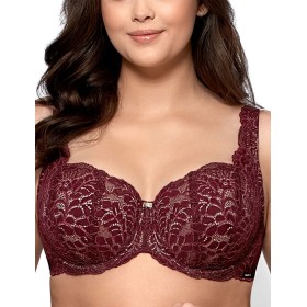 Бюстгальтер балконет Nipplex BENITA U, Цвет: бургундское вино, Размеры: 65E