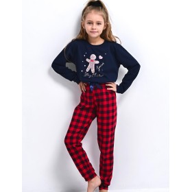 Детская пижама с брюками Sensis AMMA KIDS, Цвет: темно-синий, Размеры: 122-128