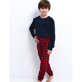 Пижама для мальчика Sensis LOUIE KIDS, Цвет: темно-синий, Размеры: 122-128