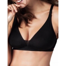 Бюстгальтер-триангул без косточек Sollievo S5 nero, Цвет: nero (черный), Размеры: 80C