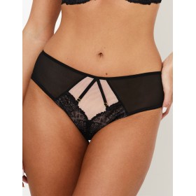 Трусики бразилиана Subtille NELLY brazilian, Цвет: черный+телесный, Размеры: M