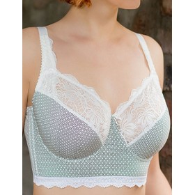 Бюстье из хлопка Valmira 1144/G молочная графика, Цвет: молочная графика, Размеры: 85F