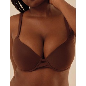 Бюстгальтер спейсер Ysabel Mora 10117 BASIC шоколадный, Цвет: шоколадный, Размеры: 85E