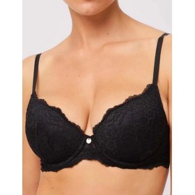 Поддерживающий бюстгальтер Ysabel Mora 10134 BASIC LACE черный, Цвет: черный, Размеры: 85B