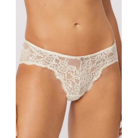 Кружевные трусы бразилиана Ysabel Mora 10139 BASIC LACE шампань, Цвет: шампань, Размеры: L