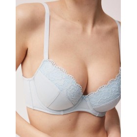 Бюстгальтер поддерживающий Ysabel Mora 10532 LINGERIE голубой, Цвет: голубой, Размеры: 80C
