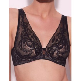 Кружевной бюстгальтер на косточках Alles FROZEN M Bralette black, Цвет: черный, Размеры: 70D