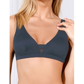 Бюстгальтер бралетт без косточек Amelie MILLA 2022 синий жемчуг new, Цвет: синий жемчуг, Размеры: XS