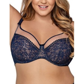 Бюстгальтер мягкий Ava CRYSTAL 1396 M темно-синий, Цвет: темно-синий, Размеры: 65F