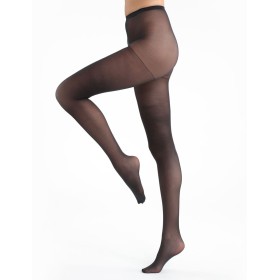 Прочные полупрозрачные колготки Dim 07F8 BEAUTY RESIST 25 den черный, Цвет: черный, Размеры: 2