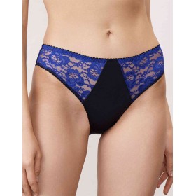 Трусы слипы Lina A 4960 ривьера-черный, Цвет: ривьера-черный, Размеры: M