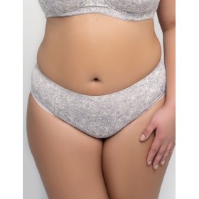 Трусики из хлопка Valmira 2929/G синий меланж, Цвет: синий меланж, Размеры: M