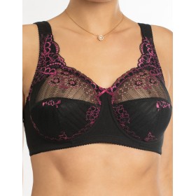 Хлопковый бюстгальтер без косточек Valmira 1205/C ночная азалия, Цвет: ночная азалия, Размеры: 85C