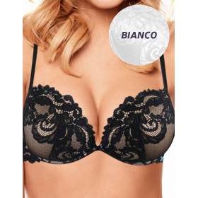 Бюстгальтер с двойным пуш-ап Infiore PIZZO 5500 bianco, Цвет: bianco (белый), Размеры: 65B