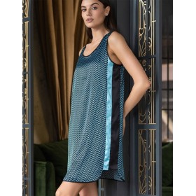 Атласная сорочка Mia-Amore GENUA 7408, Цвет: голубой, Размеры: L/XL