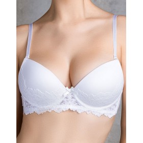 Бюстгальтер балконет пуш-ап Mioocchi VIVIAN 7582 bianco, Цвет: bianco (белый), Размеры: 95B