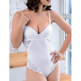 Моделирующее боди с формованной чашкой Mioocchi VIVIAN 7591 bianco, Цвет: bianco (белый), Размеры: 70B