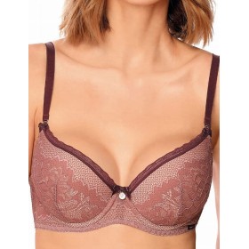 Бюстгальтер балконет пуш-ап Nipplex ZOE DOUBLE P-UP, Цвет: пудра, Размеры: 80D