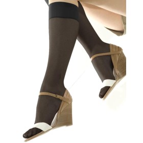 Гольфы из микросетки Silca GF6148 GAMBALETTO IVET MICRORETE nero, Цвет: черный, Размеры: UN