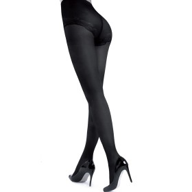 Колготки с ажурными трусиками Silca CL4170 COLLANT VENUS 50 den nero, Цвет: черный, Размеры: 2