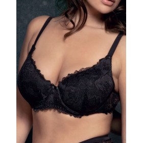 Бюстгальтер кружевной формованный Lormar COMFY nero, Цвет: nero (черный), Размеры: 75D