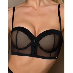 Бюстье с пуш-ап Amelie MARGO 2117 черный, Цвет: черный, Размеры: 85D