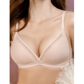 Формованный бюстгальтер без косточек Amelie MARGO 2118 пудра, Цвет: пудра, Размеры: 80D