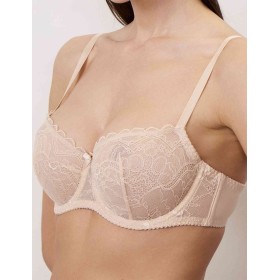 Мягкий кружевной бюстгальтер Milavitsa 129000 нюд, Цвет: нюд, Размеры: 80D
