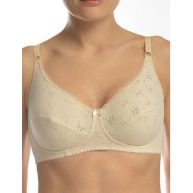 Бюстгальтер бескаркасный хлопковый Valmira 1103 бежевый, Цвет: бежевый, Размеры: 80D