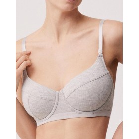 Бюстгальтер из микромодала Ysabel Mora 10569 LINGERIE серый, Цвет: серый, Размеры: 85B