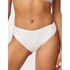 Набор трусов слип-миди 2 шт Ysabel Mora 19513 INTIMATES, Цвет: светло-серый+белый, Размеры: S