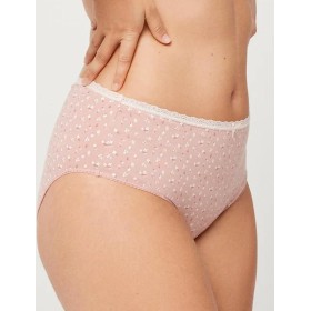 Набор высоких трусов слипов 2 шт Ysabel Mora 19518 INTIMATES, Цвет: пудровый+экрю, Размеры: 2XL